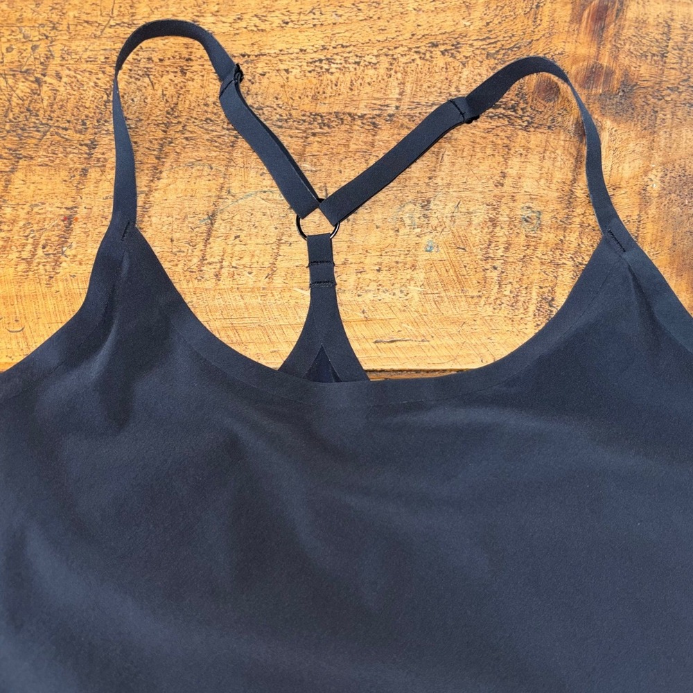 Outdoor Voices Womens Black Athletic Exercise Racerback Lined Dress Size Medium - Picture 3 of 9